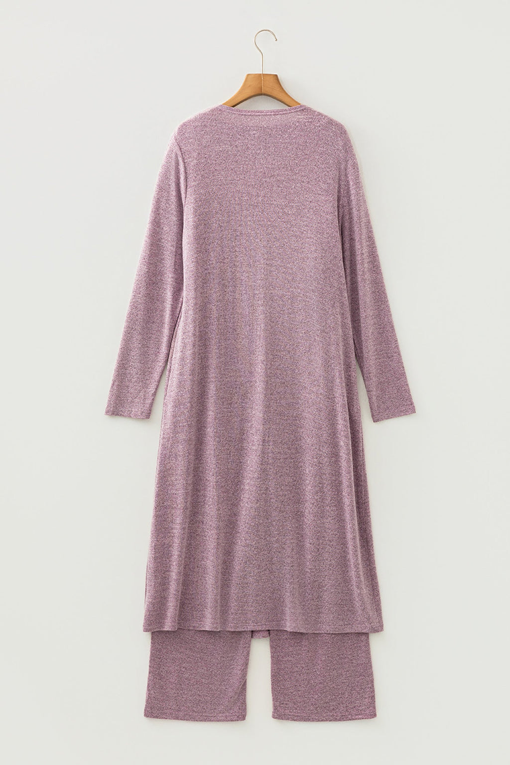 Duster Cardigan T-Shirt & Pants Lounge Set