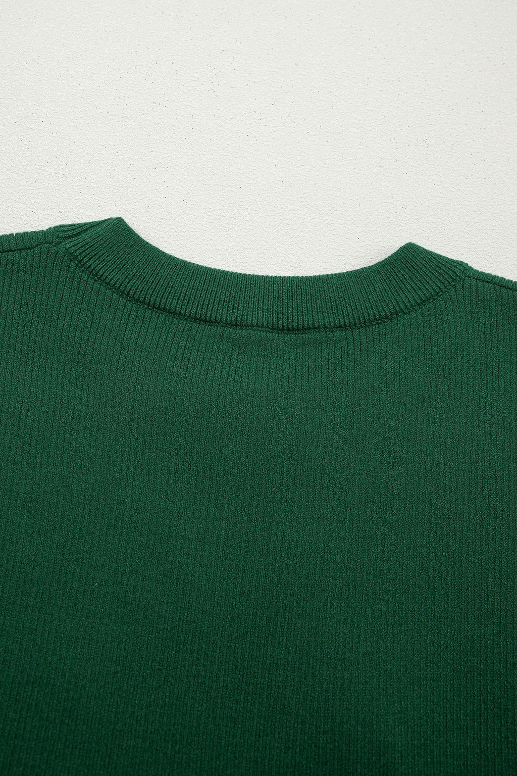 Blackish Green Horseshoe Graphic Western Short Sleeve Sweater