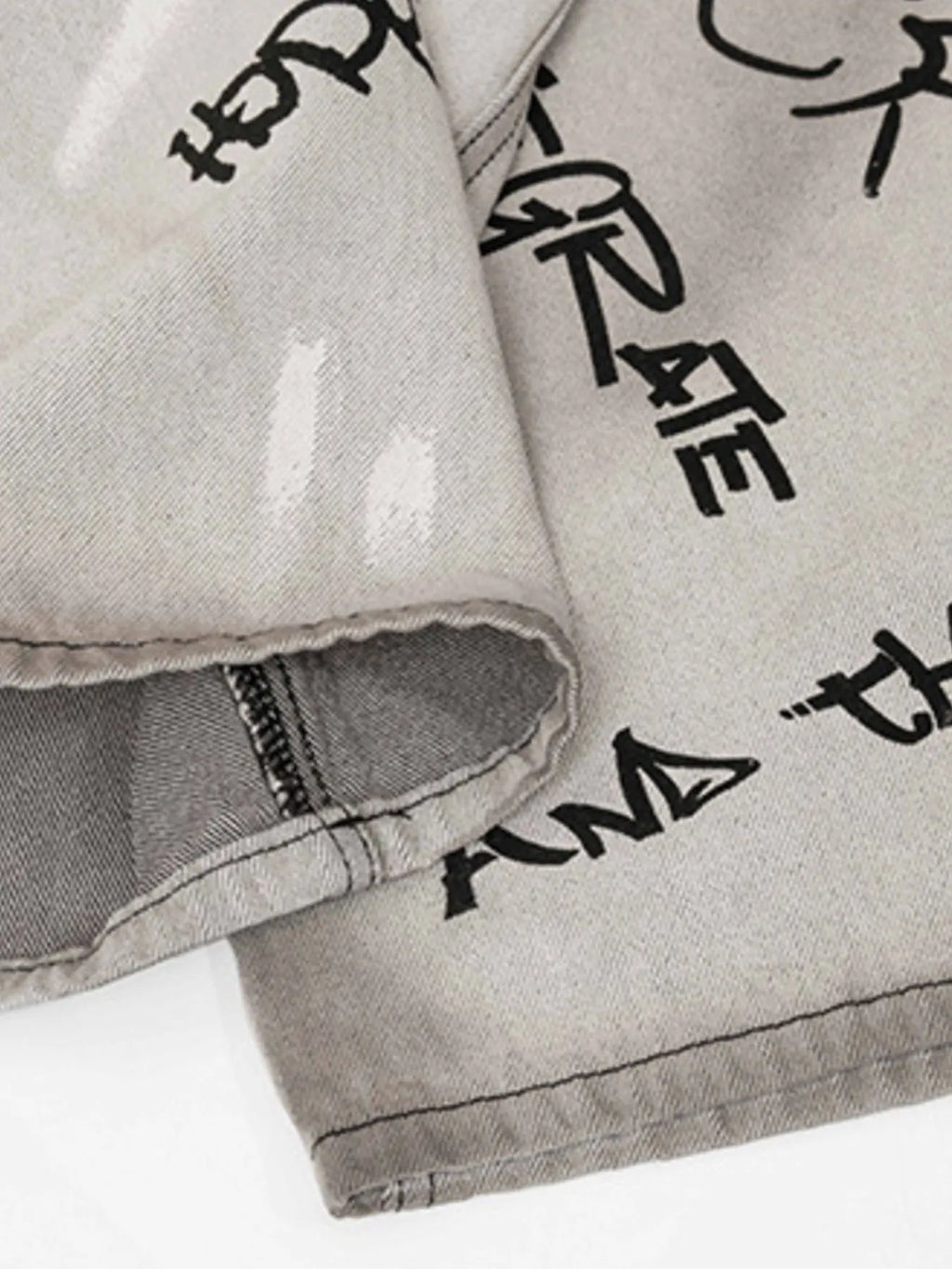 Men's Graffiti Art Loose Fit Jeans