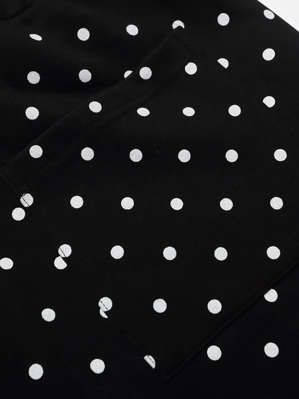 Men's Polka Dot Boxing Shorts with Camouflage Waistband
