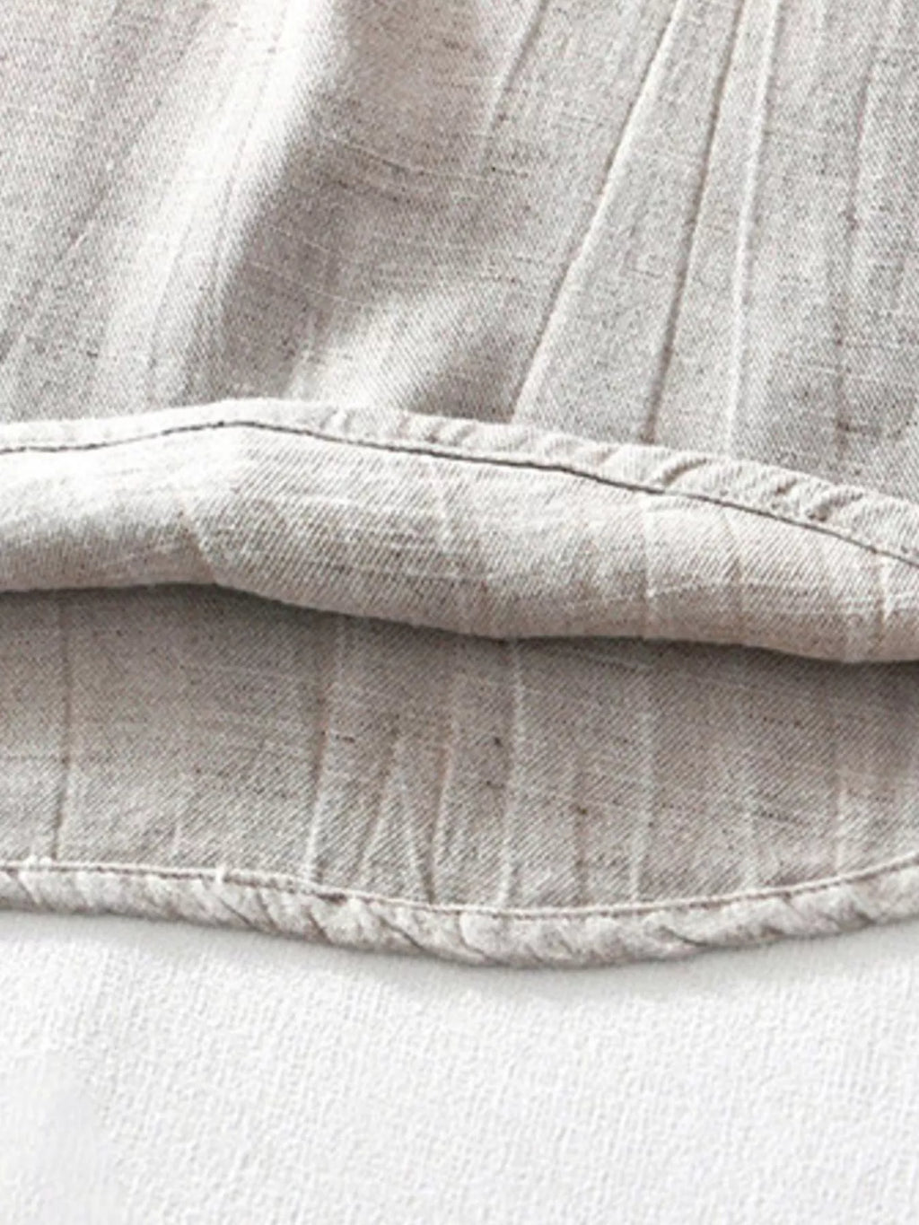 Men's Plus Size Button Detail Short Sleeve Blouse