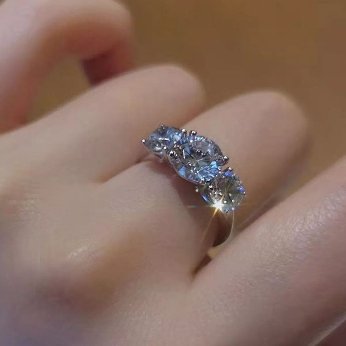 4 Carat Moissanite 925 Sterling Silver Ring
