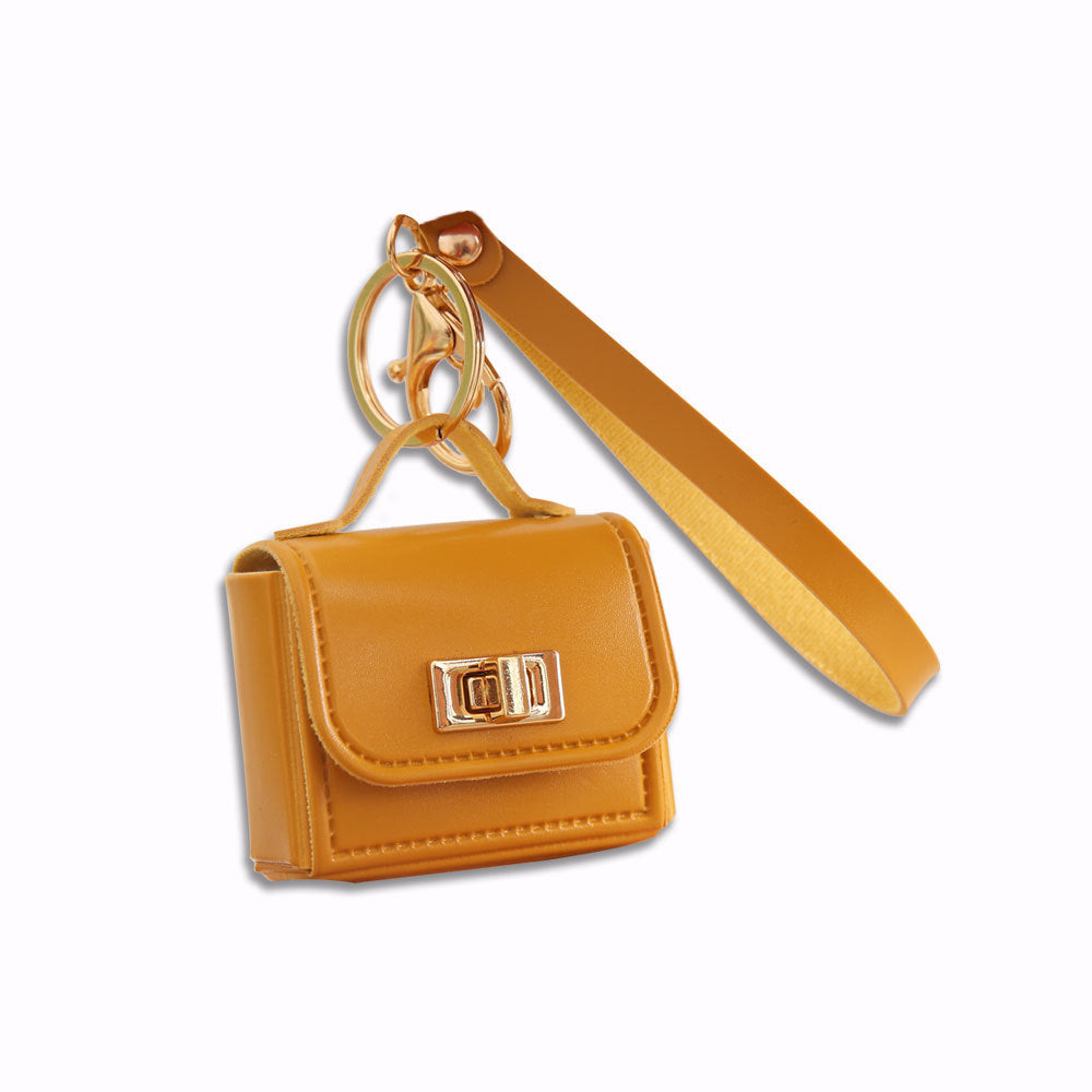 All-match Accessory Small Wallet PU Keychain