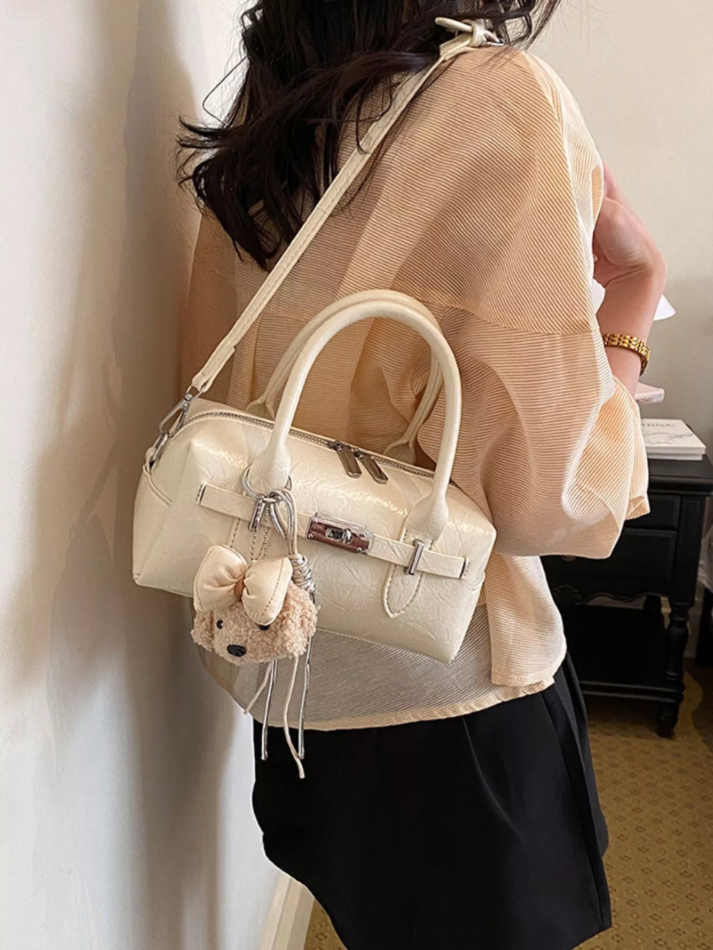 Top-Handle Shoulder Bag