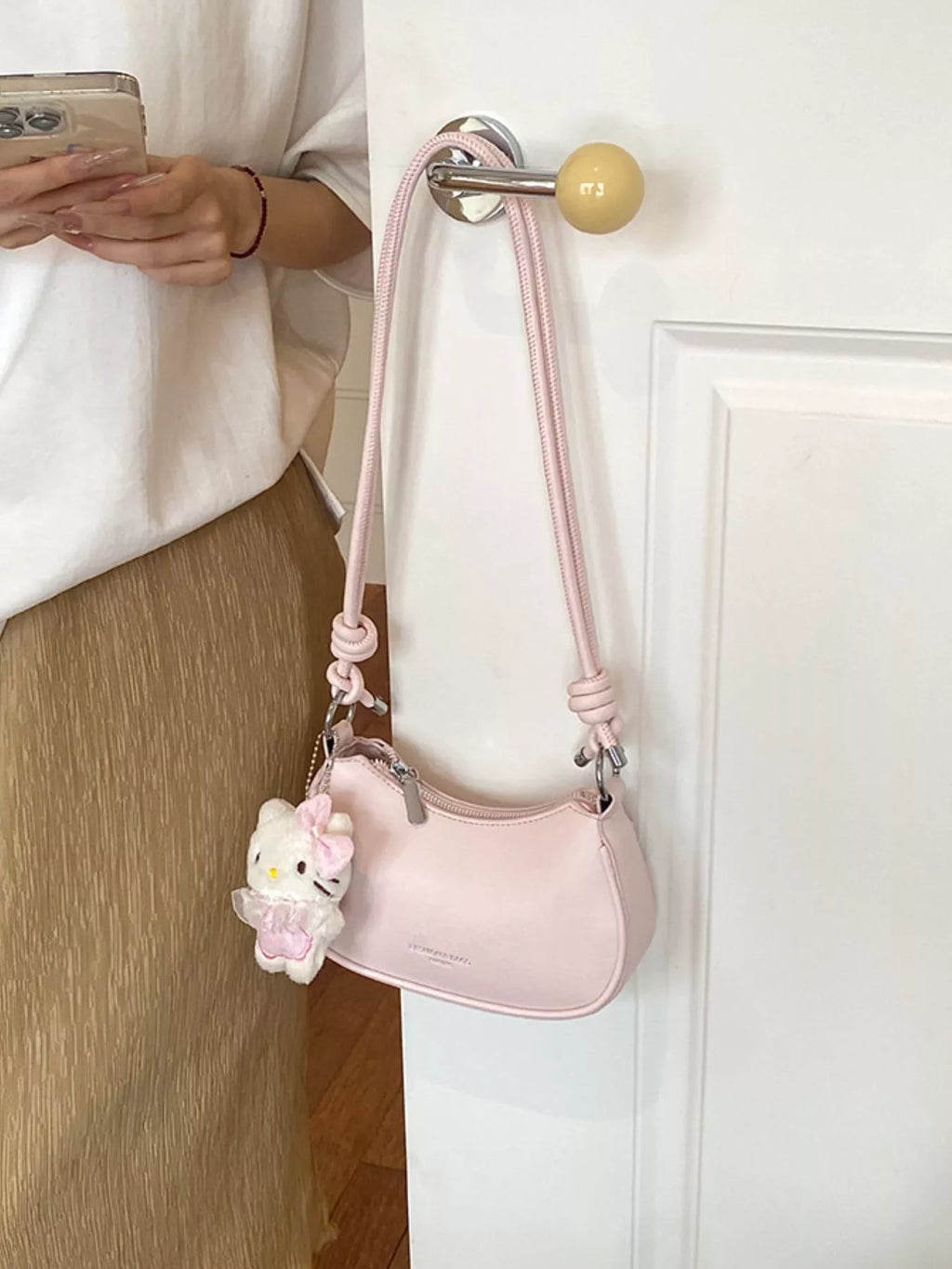 Knot Strap Crossbody Bag