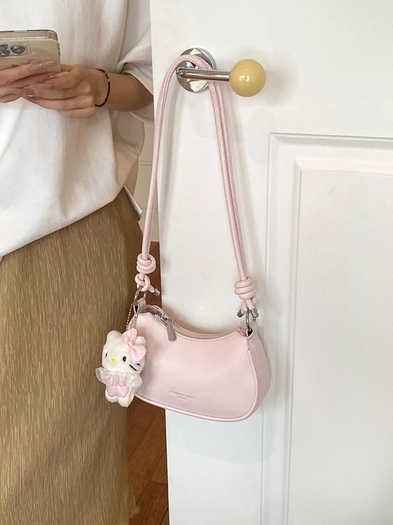 Knot Strap Crossbody Bag