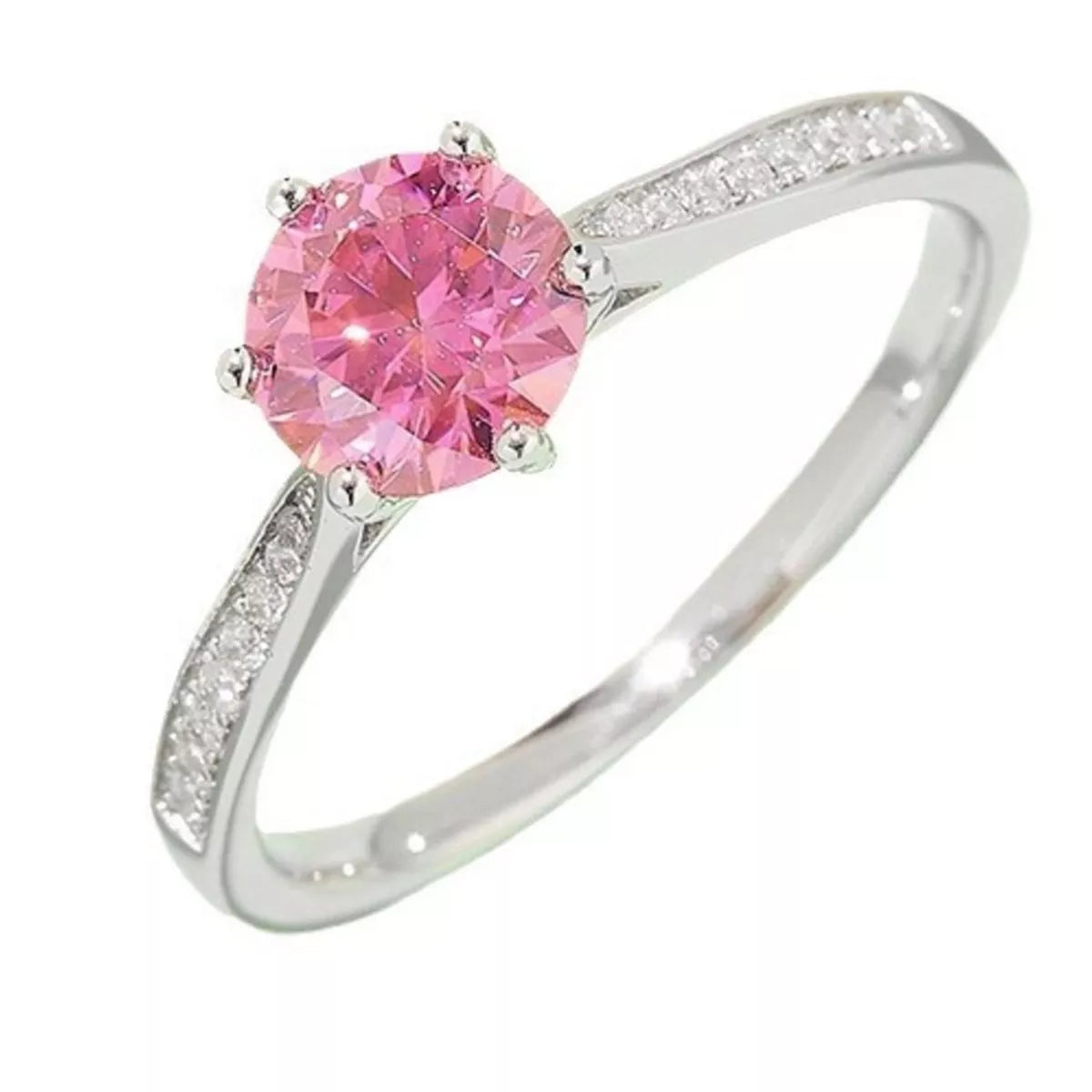 3 Carat 925 Sterling Silver Moissanite Ring