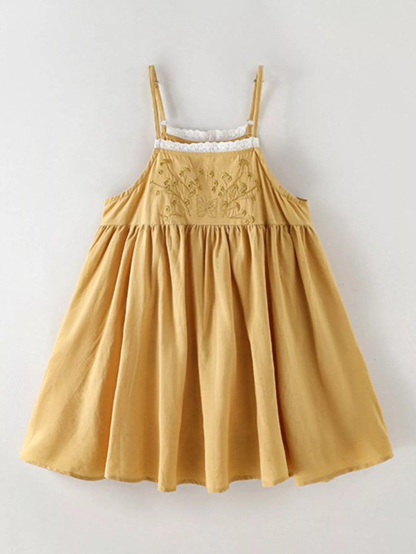 Children's Lace Detail Embroidered Dress