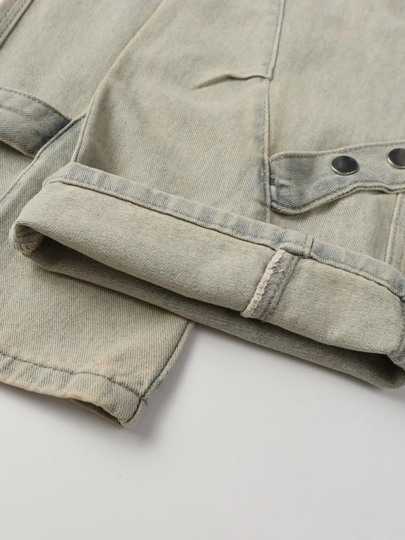 Men's High Waist Wide Leg Jeans