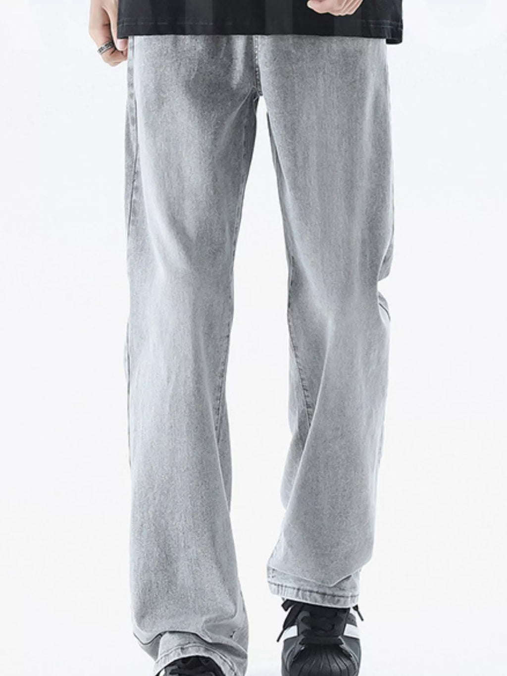 Men's Vintage Wash Loose Fit Jeans
