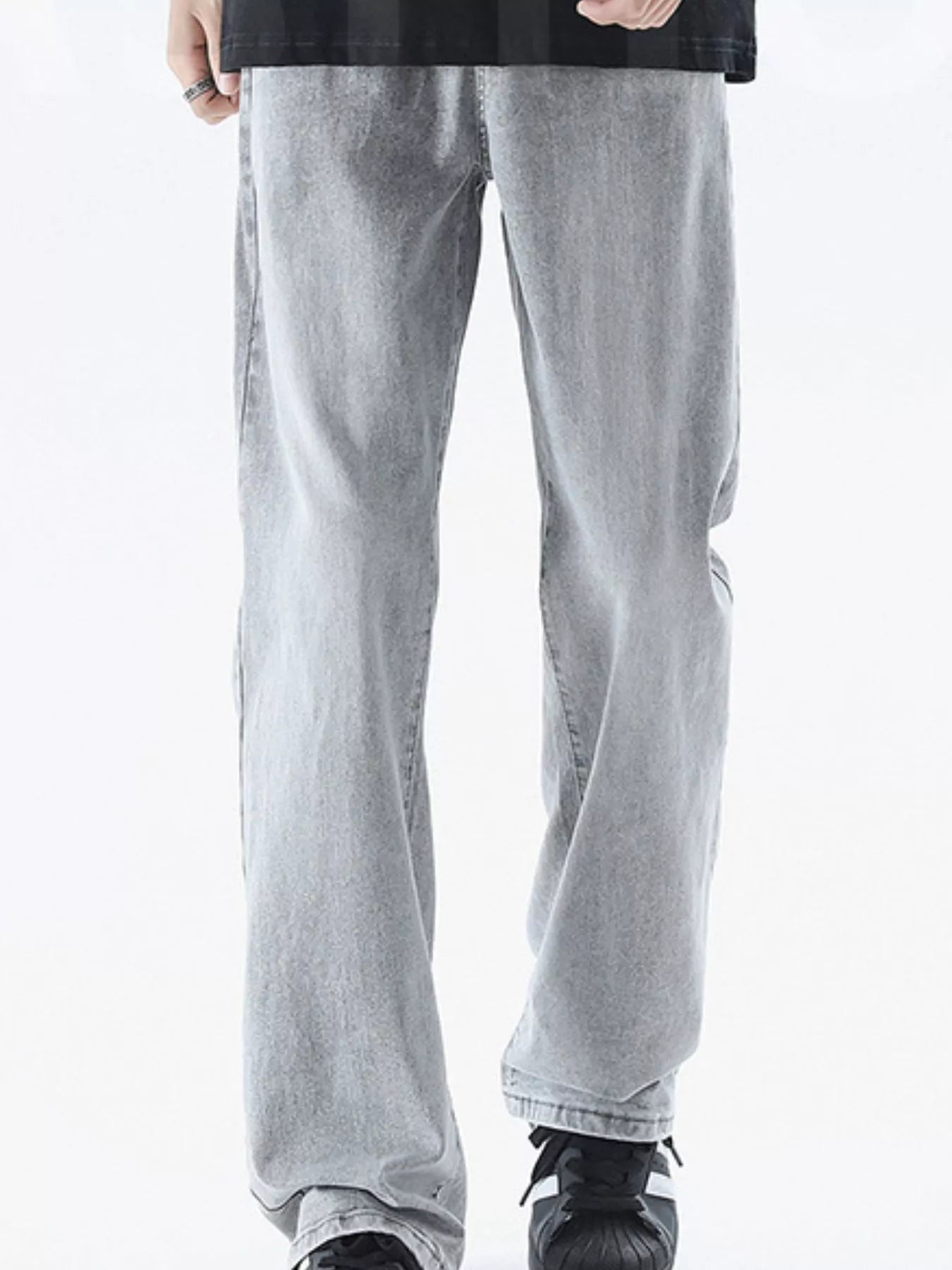 Men's Vintage Wash Loose Fit Jeans