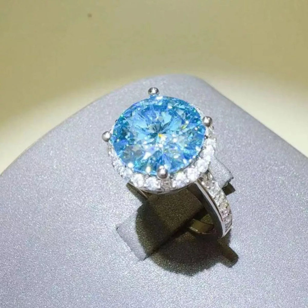 1 Carat 925 Sterling Silver Moissanite Ring