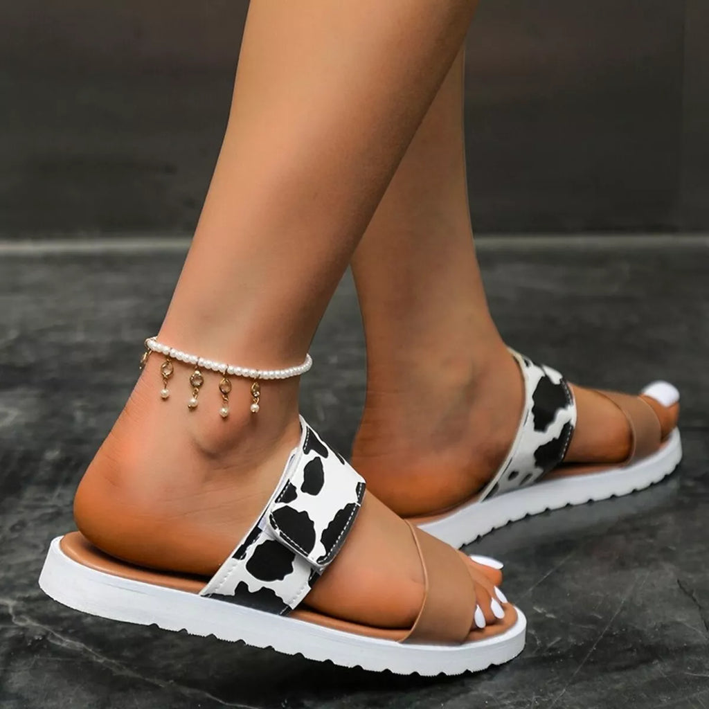 Open Toe Flats Sandals