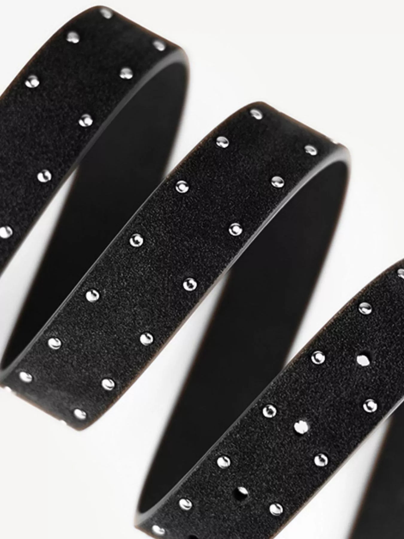 Studded Adjustable Buckle Belt