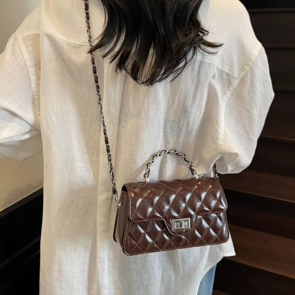 Quilted Flap Crossbody Bag