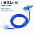 Dual-Tube Upgrade Underwater Breathing Valve Surface Air Tube for Snorkeling & Freediving Practice Soft Mouthpiece