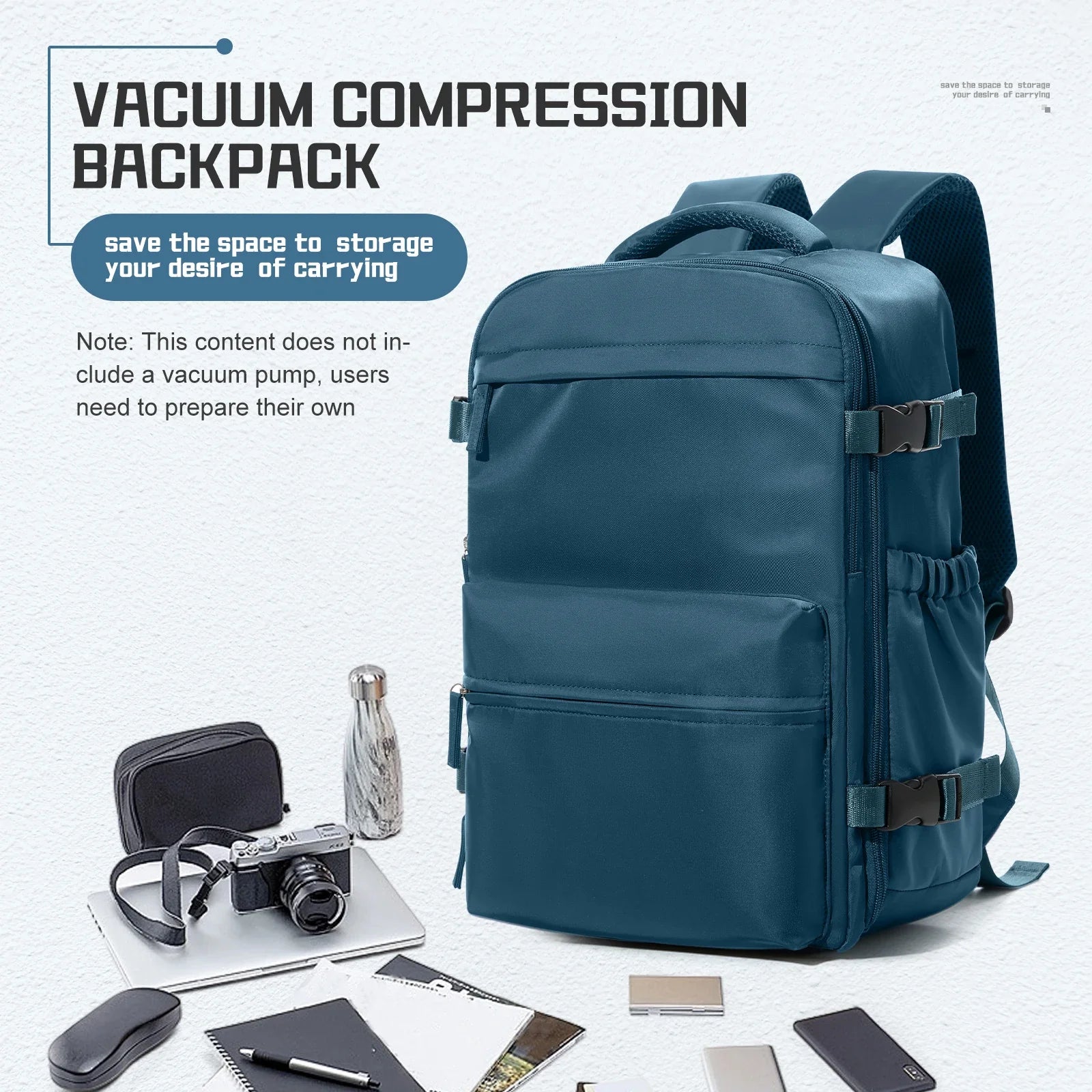 Ryanair Backpack Travel Cabin Airplane Backpack, Air Vacuum Compression Backpack, Women Men Backpack Business Laptop Bag Handbag