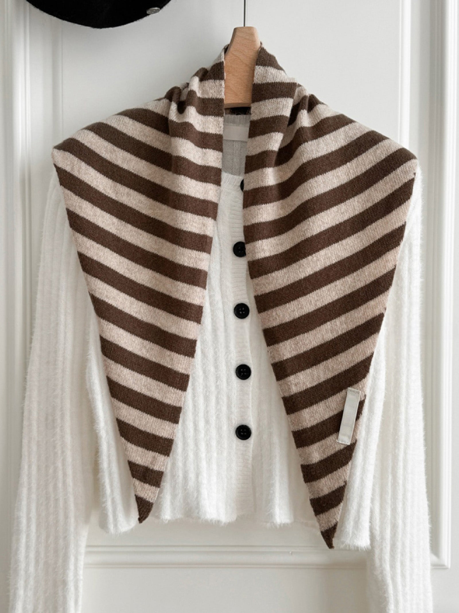 100% Australian Wool Functional Triangle Scarf