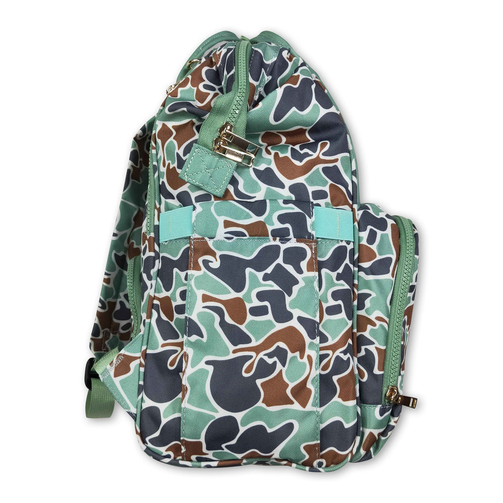 Duck camo hunting baby mommy diaper backpack