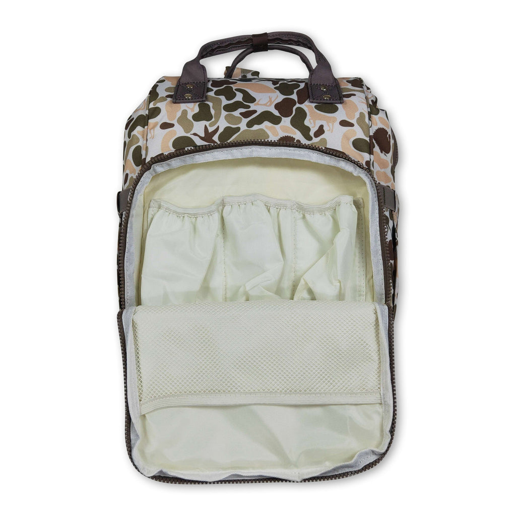 Hunting camo baby mommy diaper backpack