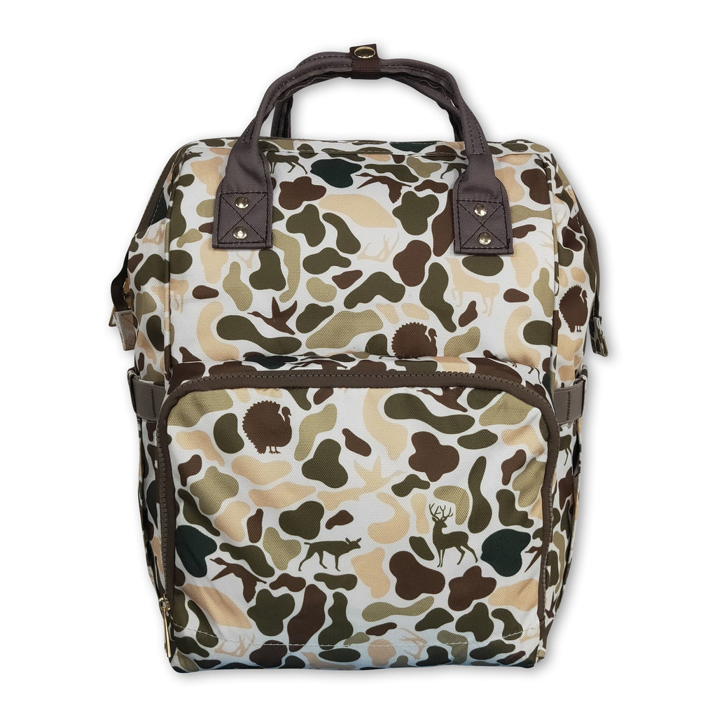 Hunting camo baby mommy diaper backpack