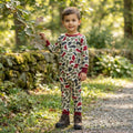 Long sleeves camo santa kids boys Christmas pajamas