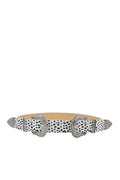 Fashion Chic Trendy Double Buckle Leopar Belt