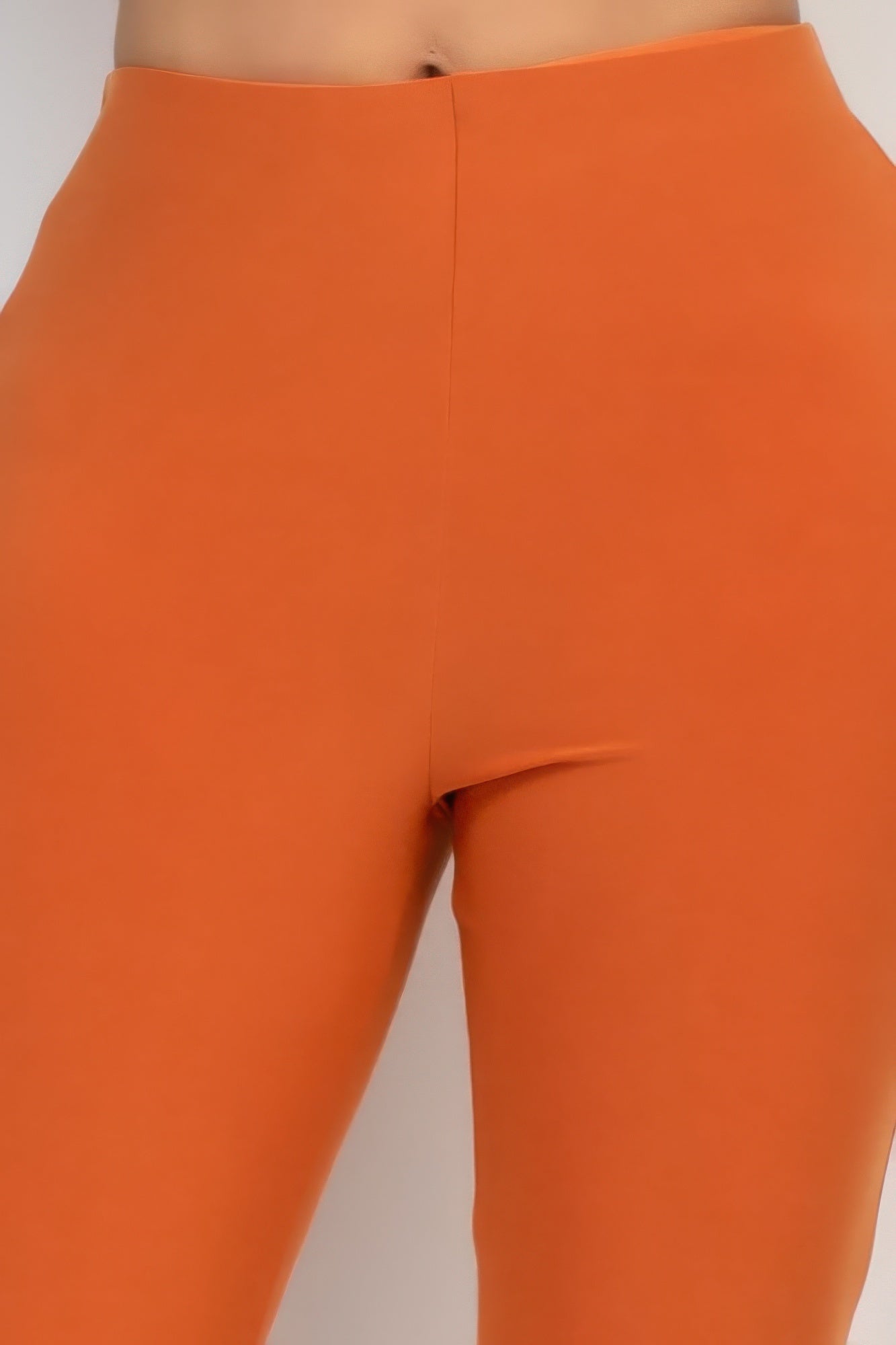 Fit And Flare Elastic Casual Pants