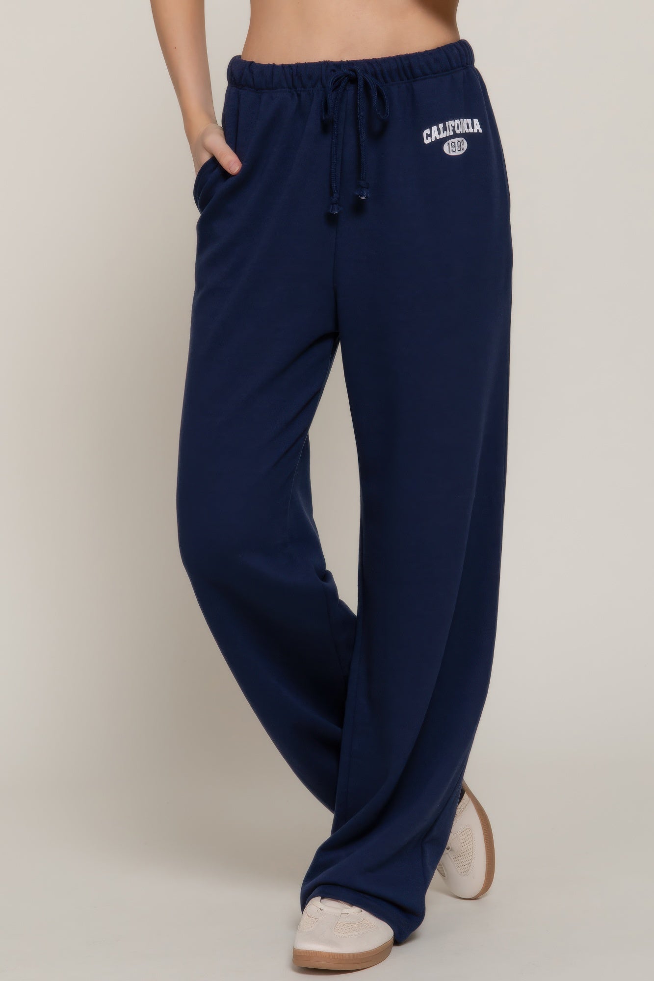 Waistband Print Detail Sweatpants