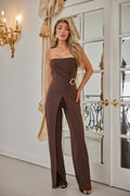 Side To Side Open Flap Jumpsuit