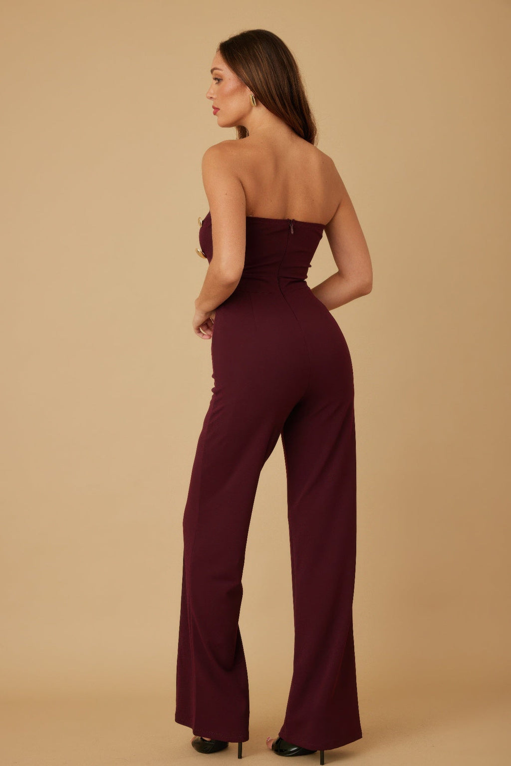 Multi Flat Mirror Stone Jumpsuit