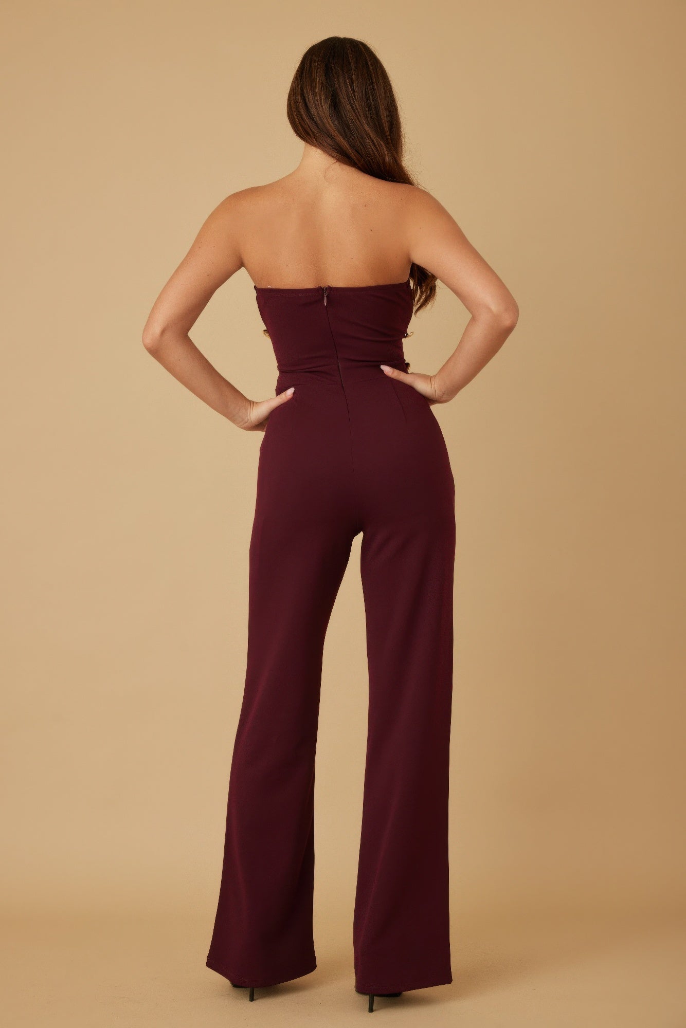 Multi Flat Mirror Stone Jumpsuit
