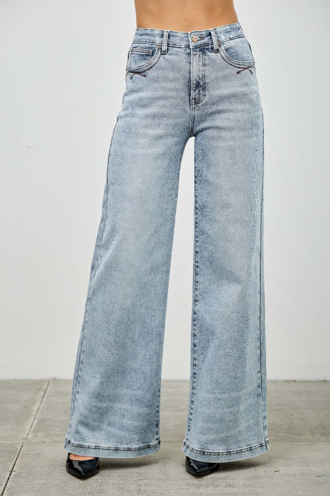 High Rise Wide Leg