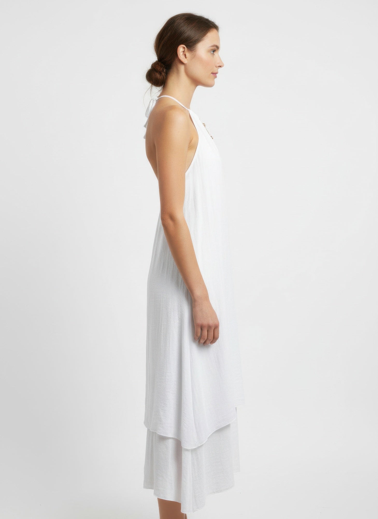 Mlle Gabrielle Solid Sleeveless Dress