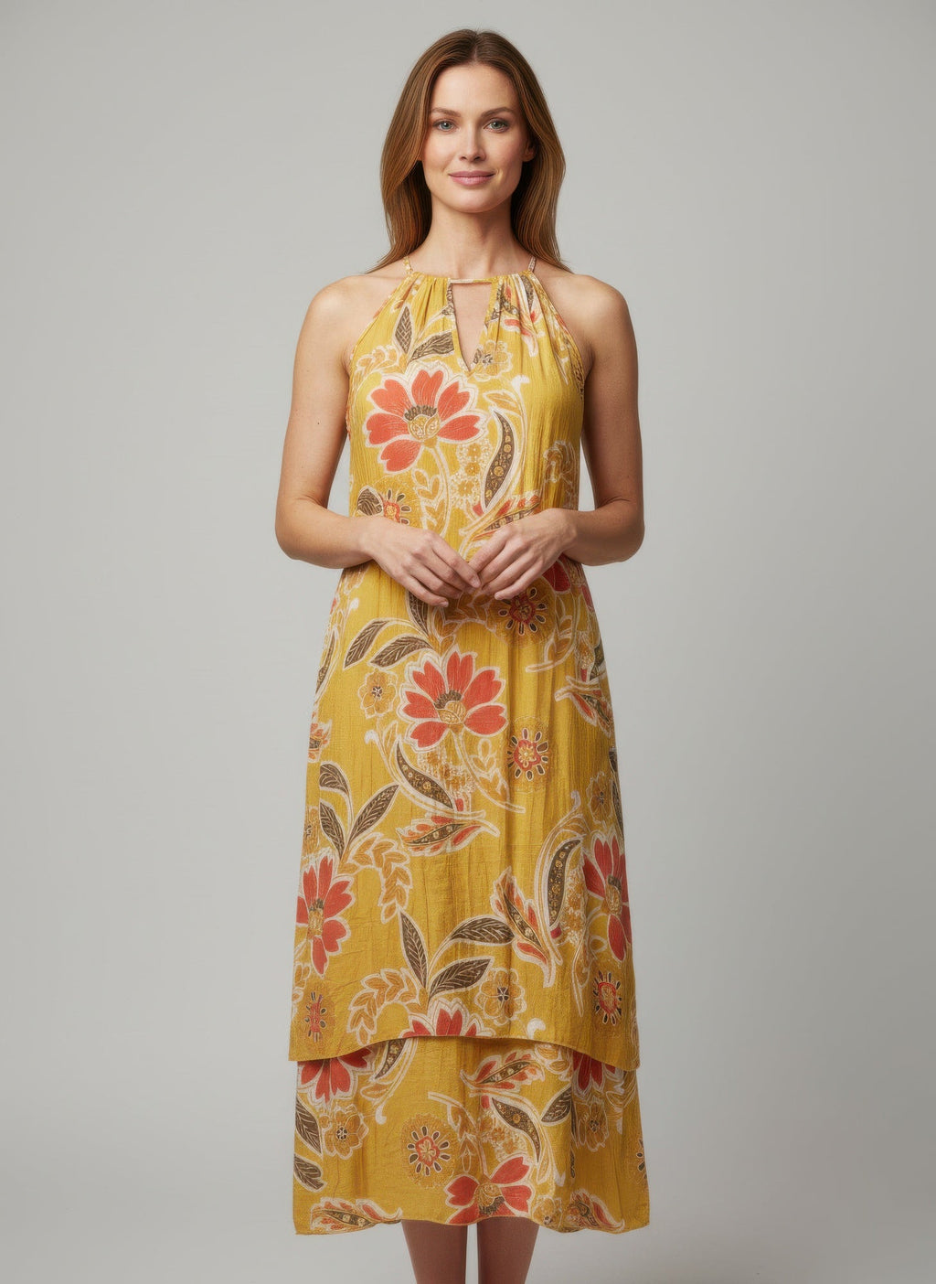 Mlle Gabrielle Floral Sleeveless Dress