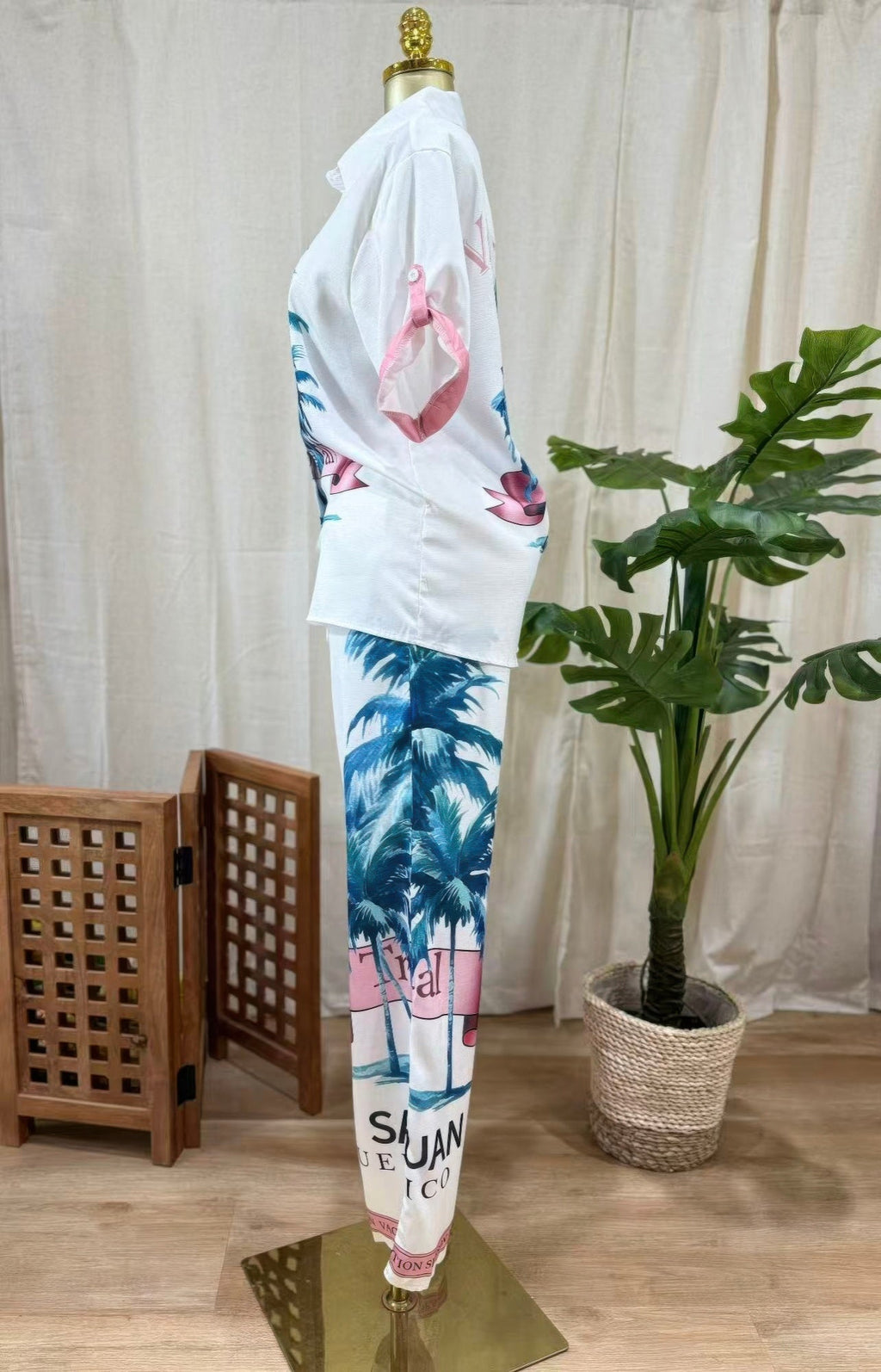 San Juan Palms Two-piece Set
