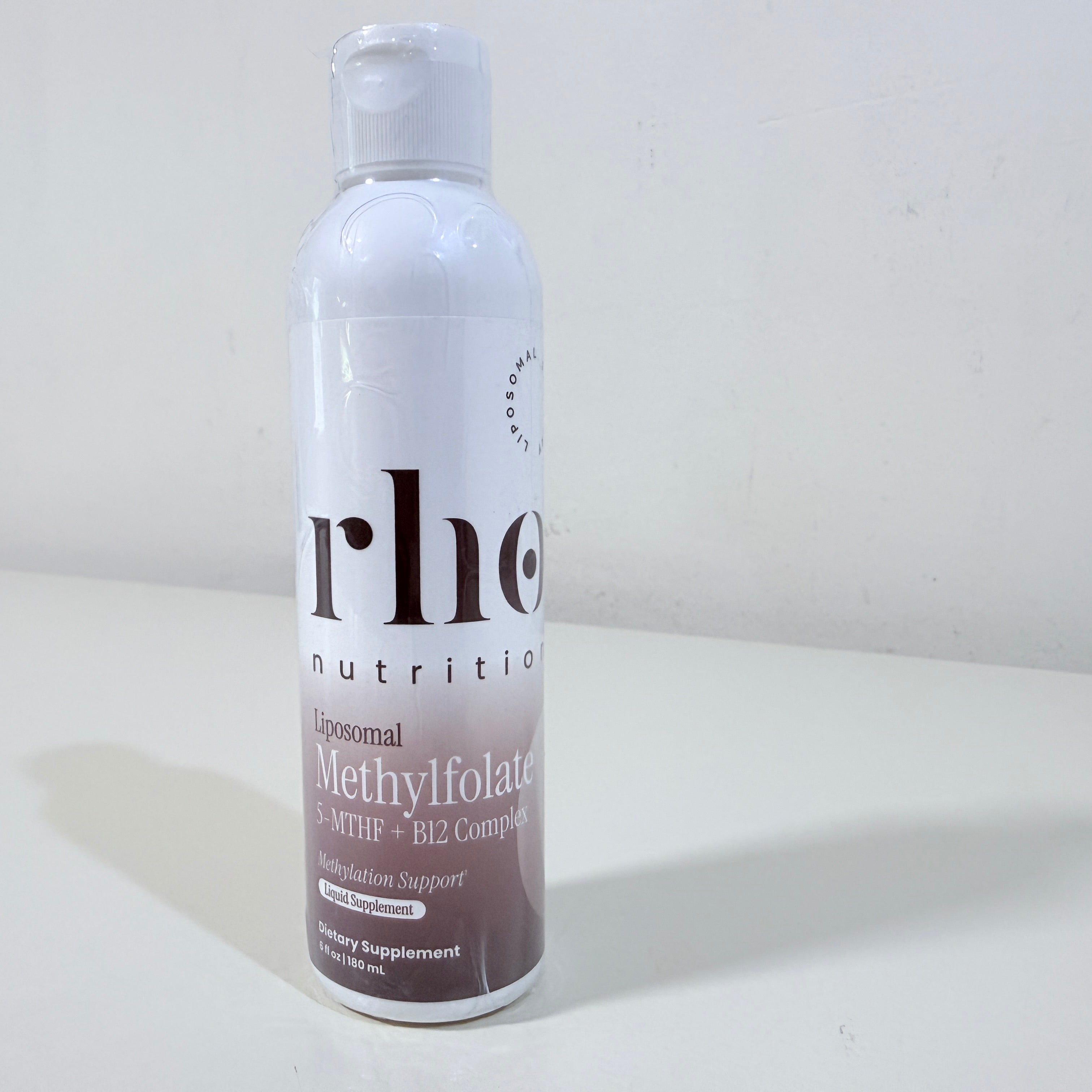 Rho Nutrition Liposomal Methylfolate 5-MTHF + B12 Complex 6 fl oz Liquid BB 02/2028