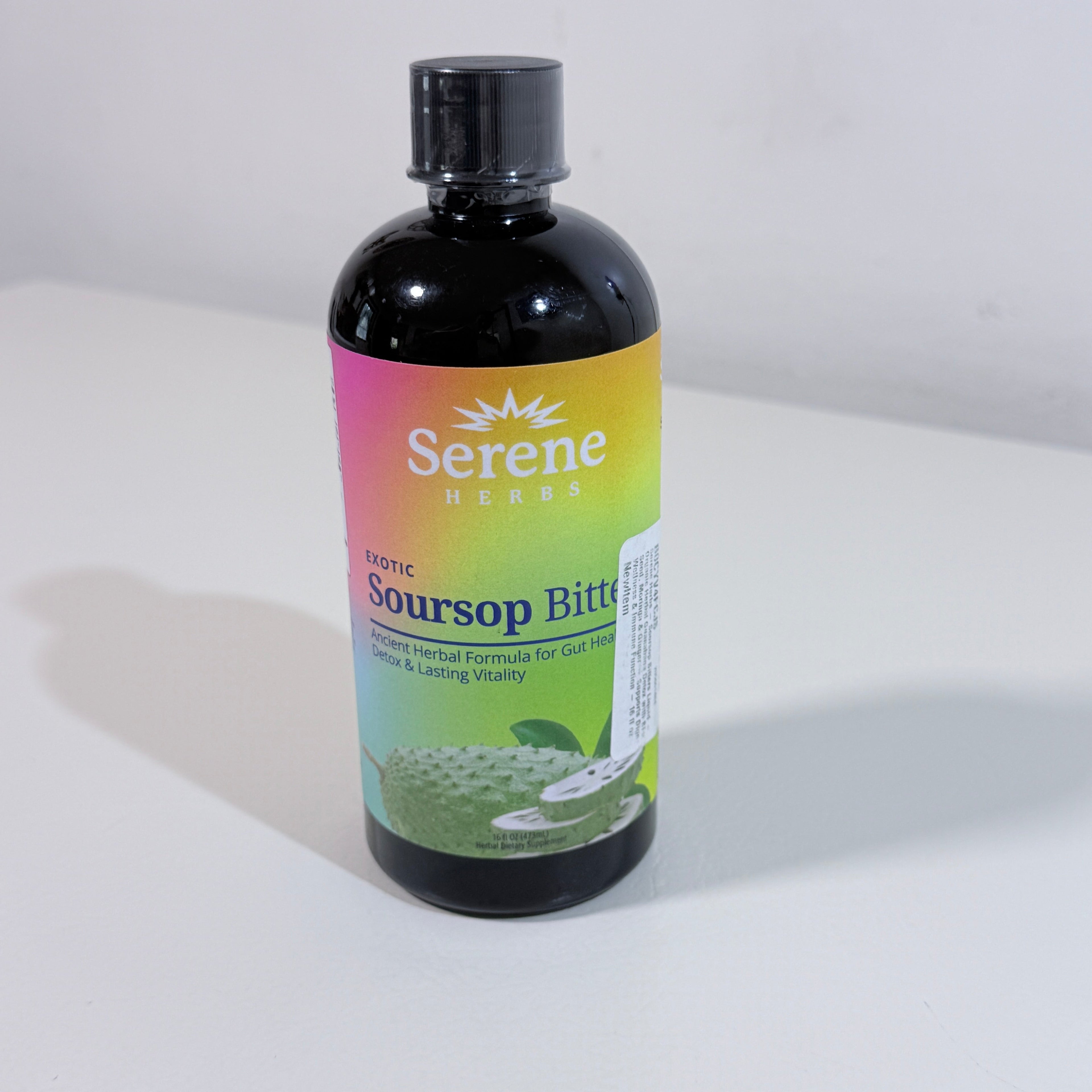 Serene Herbs Exotic Soursop Bitters 16 fl oz Herbal Liquid Best By 12/2027