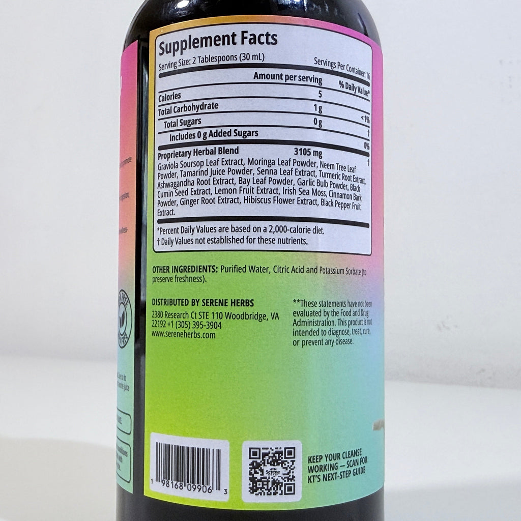 Serene Herbs Exotic Soursop Bitters 16 fl oz Herbal Liquid Best By 12/2027