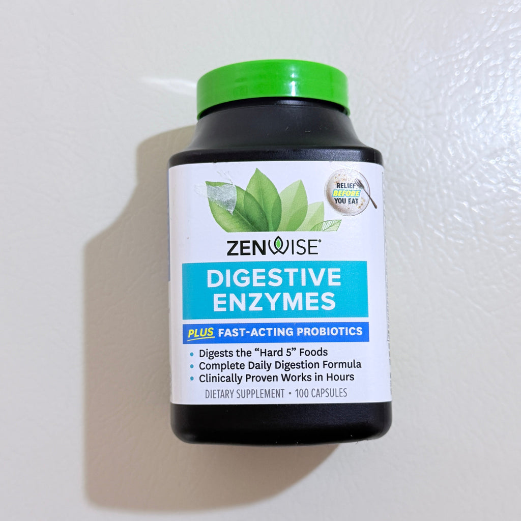 Zenwise Digestive Enzymes Plus Fast-Acting Probiotics 100 Capsules EXP 07/2027