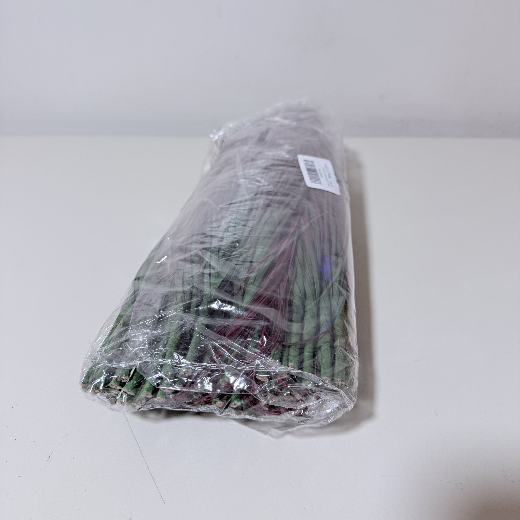Artificial Grass Plants 60 Bundles Faux Onion Grass Stems Burgundy 17.7 Inch
