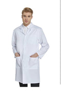 Lab Coat White XL Unisex Long Sleeve 3 Pocket Button Front Medical Coat