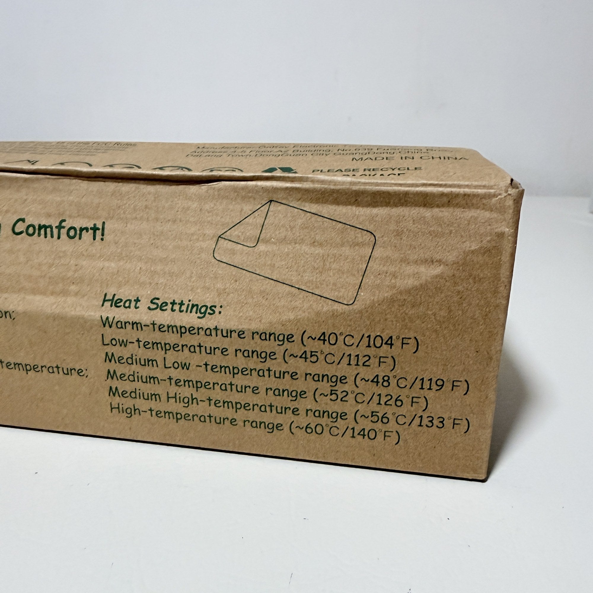 Deepsoon Heating Pad 24 x 12 Inch Electric 6 Heat Settings 4 Timers Light Gray