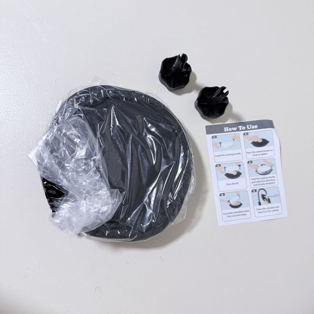 Chicken Shredder Twist Meat Shredding Tool for Pulled Pork Chicken Black