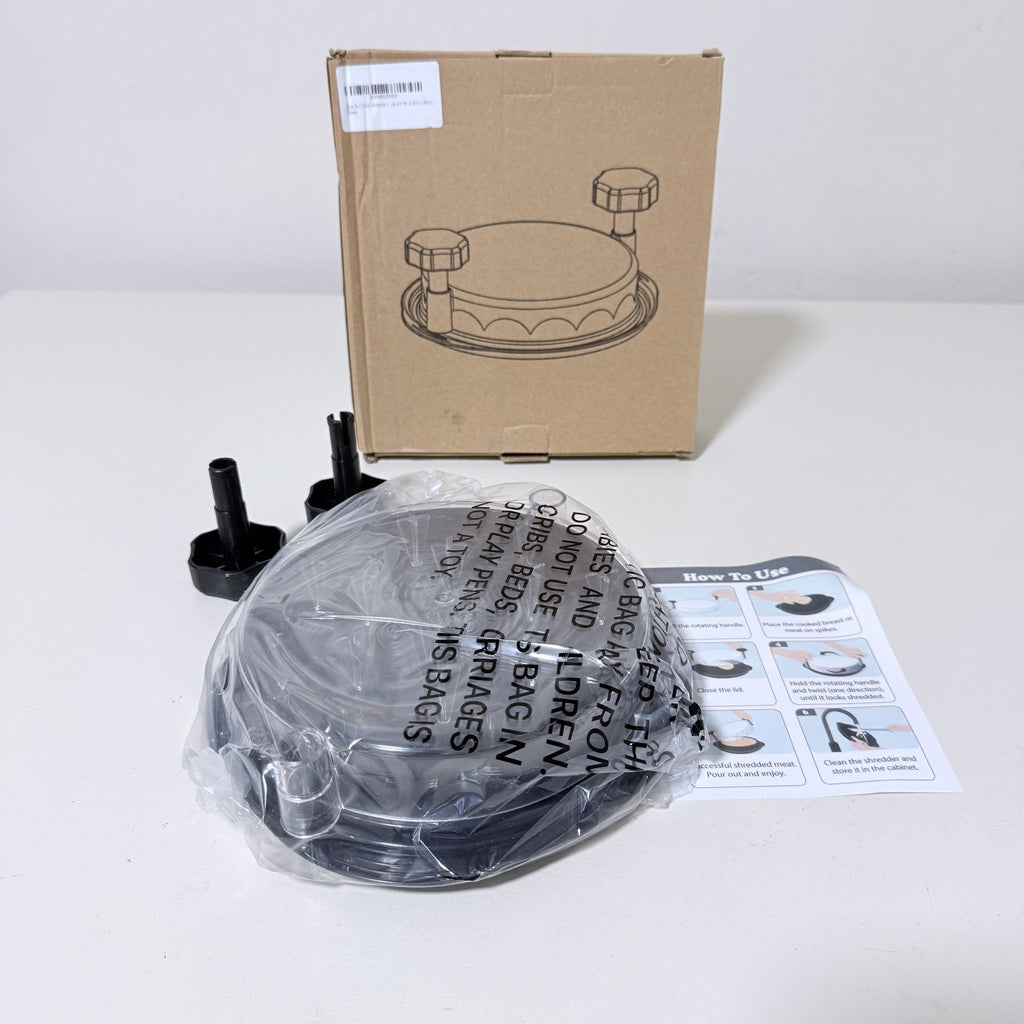 Chicken Shredder Twist Meat Shredding Tool for Pulled Pork Chicken Black