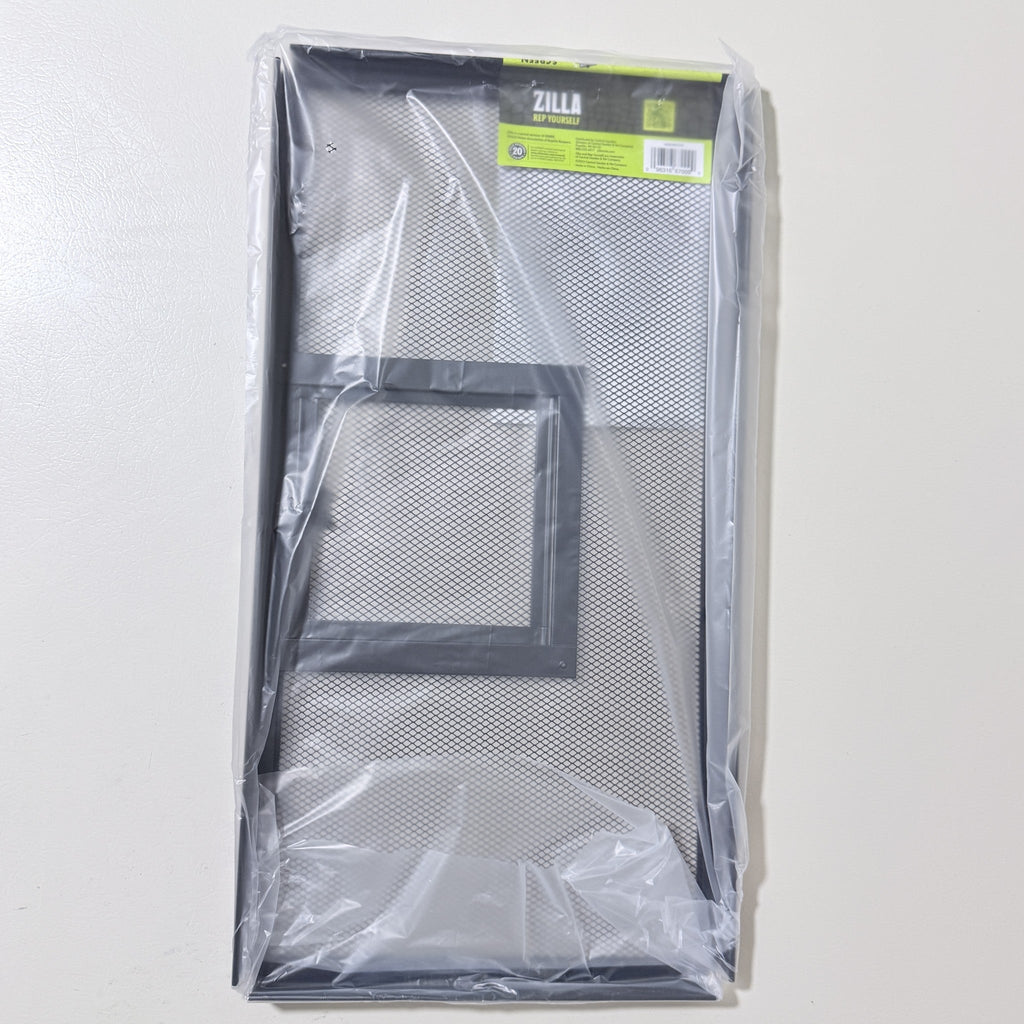 Zilla Fresh Air Screen Cover Hinged Door 20x10 Reptile Terrarium Lid