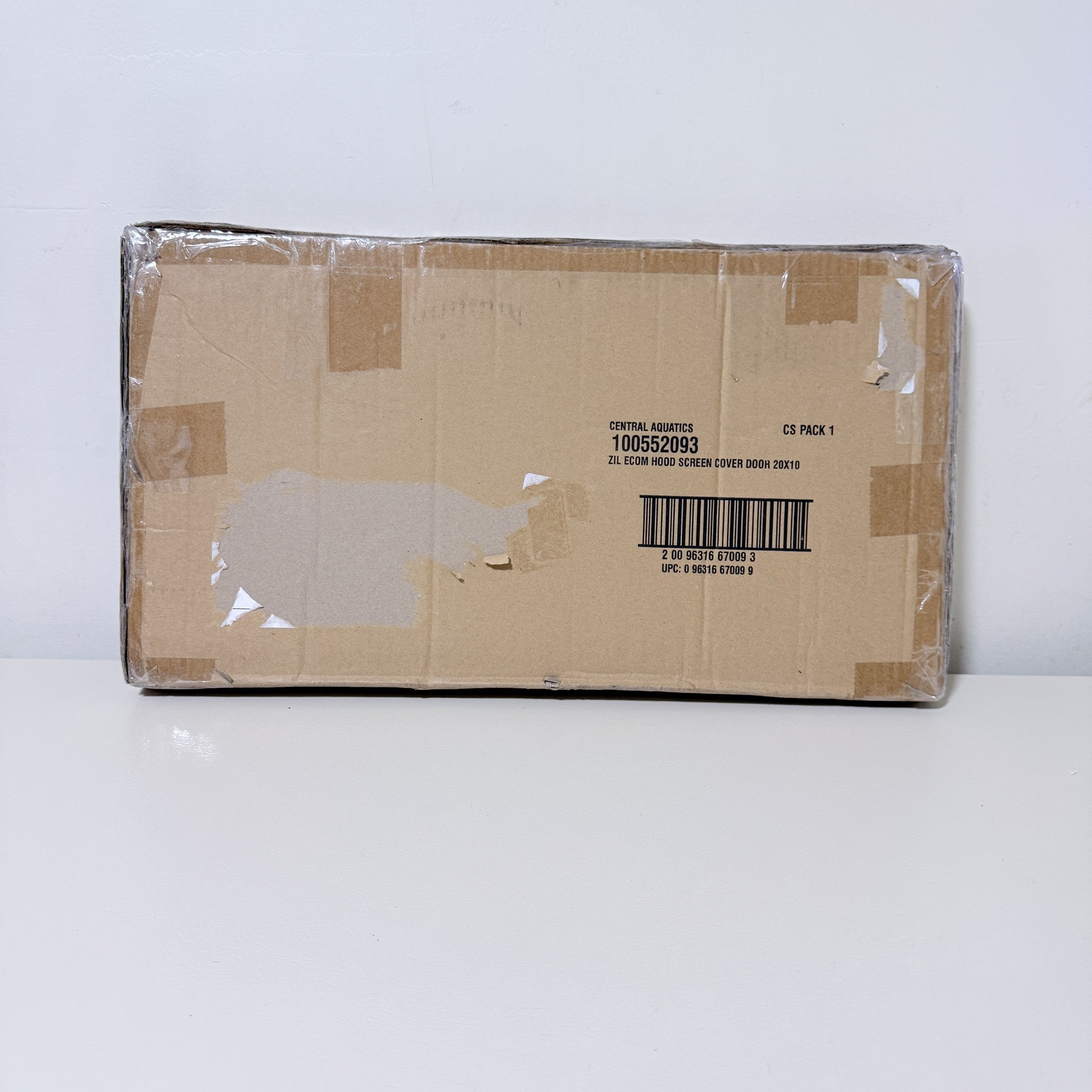 Zilla Fresh Air Screen Cover Hinged Door 20x10 Reptile Terrarium Lid