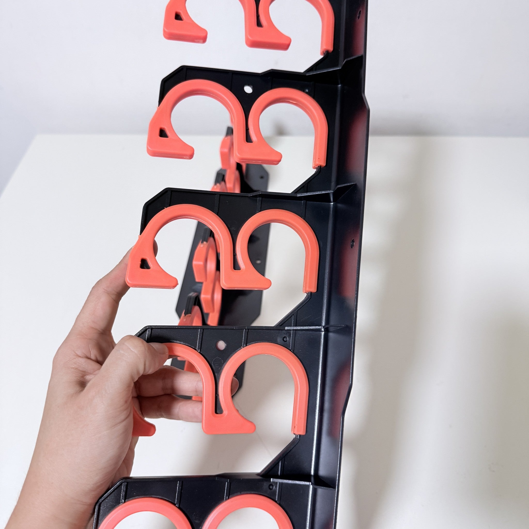 Fishing Rod Rack Wall Ceiling Mount Holds 10 Rods Garage Storage 16.5in
