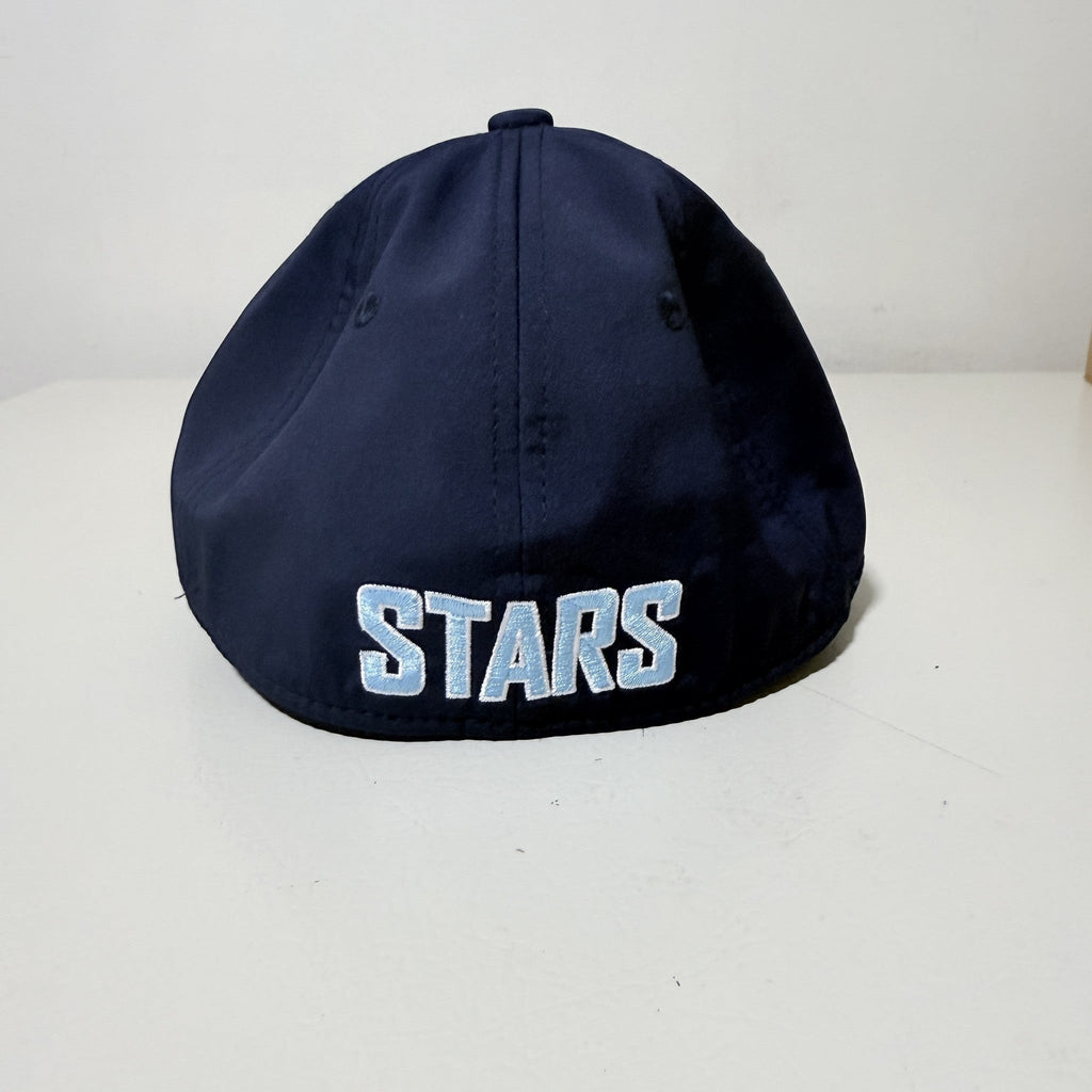 Stars Game Hat XS Navy Columbia Blue Star Flex Fit Baseball Cap