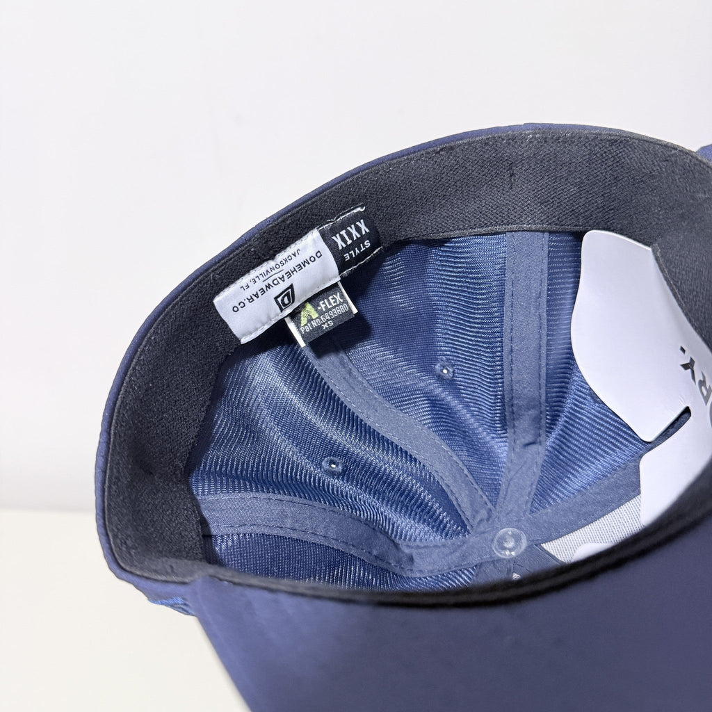 Stars Game Hat XS Navy Columbia Blue Star Flex Fit Baseball Cap
